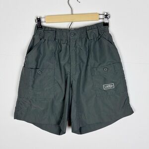 Aftco Shorts Men's Size 30 Gray Nylon Fishing Outdoor